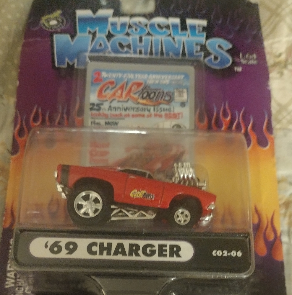 '69 Charger Die-Cast Model - Red